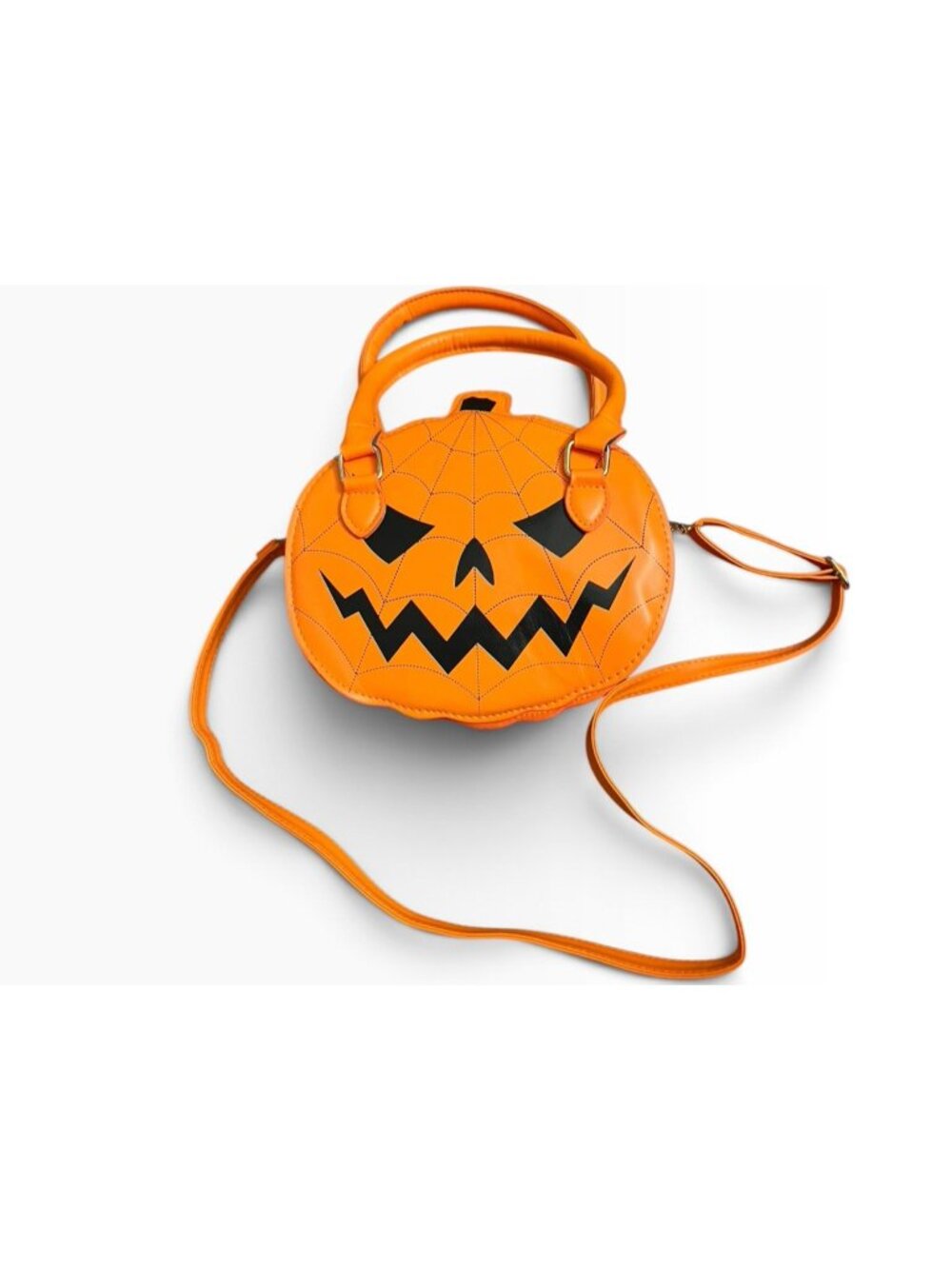Small Pumpkin  Jack O' Lantern Crossbody Bag Handbag New